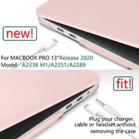 Suitable for  Sold Pink MacBook Pro 13 Inch Case 2016-2023 M1 M2 A2338 A2289 A2251 A2159 Hard Shell Case Keyboard Cover thumbnail