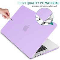 Suitable for  MacBook Pro 14 Max Inch Case 2023 2022 2021 M2 A2779 M1 A2442 Hardshell Case Keyboard Cover Purple thumbnail