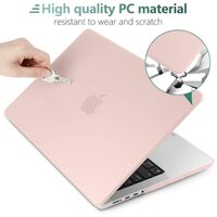 Suitable for  MacBook Pro 16 inch Case 2023 2022 2021 M2 A2780 A2485 M1 Pro/Max Hard Shell Case Keyboard Cover Sold Pink thumbnail