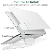 Suitable for  MacBook Pro 16 inch Case 2023 2022 2021 M2 A2780 A2485 M1 Pro/Max Hard Shell Case Keyboard Cover White thumbnail