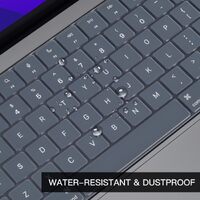 Keyboard Cover Skin For MacBook Air Pro 13 13.6 14 15.3 16 A2442 A2779 A2485 A2780 A2681 A2941 M1 M2 2021 to 2023 Grey thumbnail