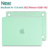 Suitable for  2023 2022 MacBook Air 13 inch case M2 Model A2681 Hard Shell Case Keyboard Cover Green thumbnail