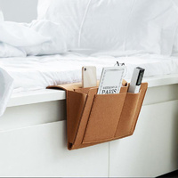 Bed Organiser Bed Caddy Sofa Organiser Bedside Organiser Book Magazines Organiser Khaki thumbnail