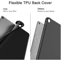 IPad 10.2 2019 7th Pencil Holder Slim Smart TPU Soft Edge Case Black thumbnail