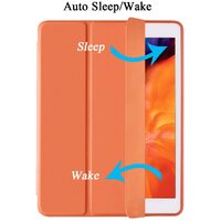 IPad 10.2 2019 7th Pencil Holder Slim Smart TPU Soft Case Orange thumbnail