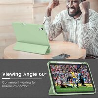 iPad 10th Case 10.9 Inch 2022 with Pencil Holder, Smart iPad Case with Soft TPU Auto Wake Sleep Green thumbnail