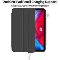 iPad Pro 11 Inch 2020 Soft Tpu Smart Premium Case Auto Sleep Wake Stand Cover Pencil holder Black thumbnail