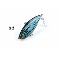 6x 6.5cm Vib Bait Fishing Lure Lures Hook Tackle Saltwater thumbnail