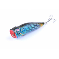 6X 7cm Popper Poppers Fishing Lure Lures Surface Tackle Fresh Saltwater thumbnail
