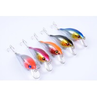 5x 7.5cm Popper Crank Bait Fishing Lure Lures Surface Tackle Saltwater thumbnail