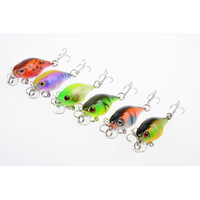 6x 4.5cm Popper Crank Bait Fishing Lure Lures Surface Tackle Saltwater thumbnail