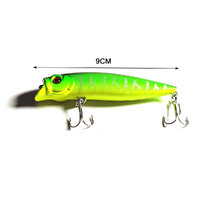 2X 9.5cm Popper Poppers Fishing Lure Lures Surface Tackle Saltwater thumbnail