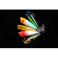 5X 6cm Popper Poppers Fishing Lure Lures Surface Tackle Fresh Saltwater thumbnail