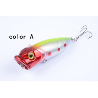 5X 6.5cm Popper Poppers Fishing Lure Lures Surface Tackle Fresh Saltwater thumbnail