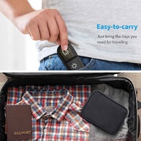 Weekly Pill Organizer 3 Times a Day Pill Box Daily Pill Case Vitamin, Medicine Case Black thumbnail