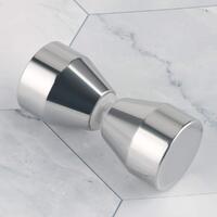 Shower Glass Door Knob Bathroom Round Back-to-Back Handle Pull 304 Brushed Nickel thumbnail