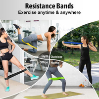 5 Pcs Resistance Bands Exercise Bands Resistance Bands Set Workout Bands Leg Yoga Bands thumbnail