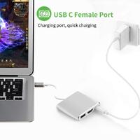 USB C to HDMI Adapter Type C AV Converter 4K HDMI USB 3.0 Port USB-C Female thumbnail
