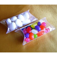 50 Pack of Pillow Rectangle Shaped Gift Box - Wedding or Product Bomboniere Jewelry Gift Party Favor Model Candy Chocolate Soap Box thumbnail