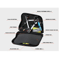 NOOYAH Bike Hard Shell Travel Case EVA Mountain MTB ebike Road Bike 700c Gravel Bike Tourer- BK002 in Black thumbnail