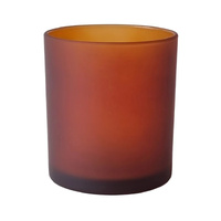 20 Pack Brown Frosted Glass Votive Tealight Candle Holders House Party Cenrepiece Xmas Wedding Decor Glass Candlestick Party Decorations Bridal Valent thumbnail