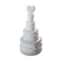100 Pack Mini Wedding Cake Bubble Bottles send off wedding favors custom party favors thumbnail