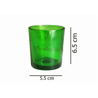 40 Bulk Pack Green Glass Votive Candle Holders Table Centreoieces  Xmas Wedding Anniversary Event Recption Party Function or Home Decor thumbnail
