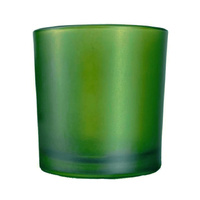 40 Bulk Pack Green Frosted Glass Votive Candle Holders Table Centreoieces  Xmas Wedding Anniversary Event Recption Party Function or Home Decor thumbnail