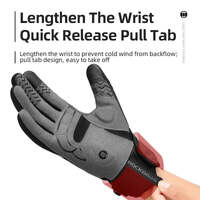 MTB Heated Gloves Medium for Mountain Road Bike Breathable Winter Autumn Cycling Camping Running Outdoor Sport Rockbros thumbnail