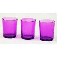 20 Pack Purple Glass Votive Tealight Candle Holders House Party Cenrepiece Xmas Wedding Decor Glass Candlestick Party Decorations Bridal Valentines Ev thumbnail