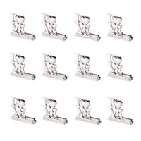 100 Bulk Buy Pack of Wedding Name Card Place Stand Silver LOVE Letters - Wedding Anniversary or Engagement Party thumbnail