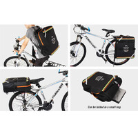 SPORTACE Bike Plane Bag Portable Soft Shell Travel Case Mountain Hybrid BMX Road Bike - 120CM X 75CM BK11- Black thumbnail
