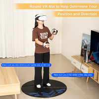 DEVASO Foldable VR Mat, Round Anti Fatigue Large Mat, Anti-Slip and Comfortable thumbnail