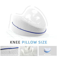 Leg Knee Support Pillow, Orthopedic Memory Foam Wedge Contour Pillow for Thighs, Leg Pillow for Back Hip Legs Knee Support Wedge and Pressure Relief,  thumbnail