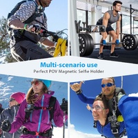 STARTRC OSMO Pocket 3 360° Rotation Backpack Clip Mount Shoulder Strap Accessories for DJI Pocket 3/OSMO Pockt/Action Cameras, Black thumbnail