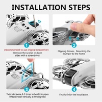 STARTRC Gimbal Bumper Guard for DJI Neo Accessories, Aluminum Alloy Anti-Collision Protection Guard Bar for DJI Neo Drone Camera thumbnail