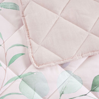 Bianca Sidney Blush Printed Floral Bedspread Set King thumbnail