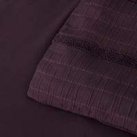 Bianca Malua Grape Jacquard Striped Quilt Cover Set Super King thumbnail