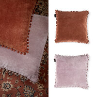 Bedding House Svenja Mauve Filled Square Cushion thumbnail