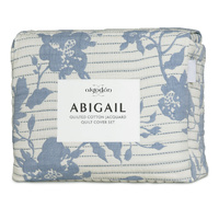 Algodon Abigail Multi Lightly Quilted Cotton Jacquard Quilt Cover Set King thumbnail
