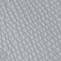 Ardor Ingrid Silver Seersucker Stripe Quilt Cover Set King thumbnail