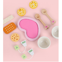 Kids Wooden Kitchen Tea Set Pretend Play thumbnail