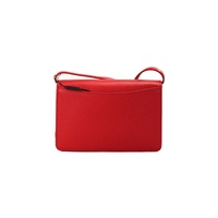 Burberry Women's Hampshire Small Red Embossed Logo Smooth Leather Crossbody Bag - One Size thumbnail
