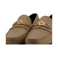 Authentic Versace Mens Loafers in Beige Calf Leather 42 EU Men thumbnail