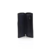 Leather Wallet with Handle and Zip Closure One Size Men thumbnail