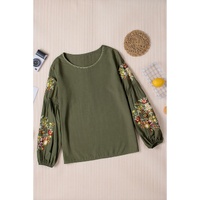 Azura Exchange Embroidered Long Sleeve Top - S thumbnail