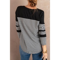 Azura Exchange Pinstripe Patch Pocket Top - M thumbnail