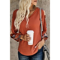 Azura Exchange Eyelet Thermal Knit Top - M thumbnail