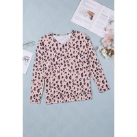 Azura Exchange Leopard Terry Top - M thumbnail