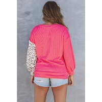 Azura Exchange Patchwork Ribbed Long Sleeve Top - XL thumbnail